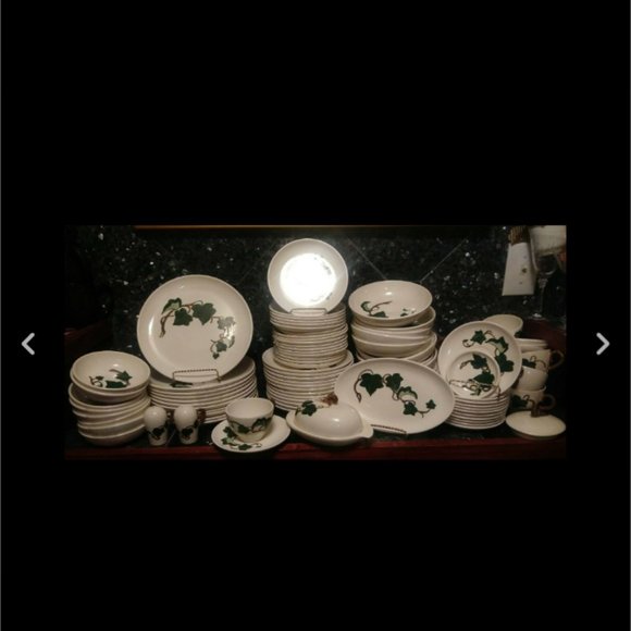 Antique metlox poppytrail 1940 leaf dishes California made in USA - Picture 1 of 1